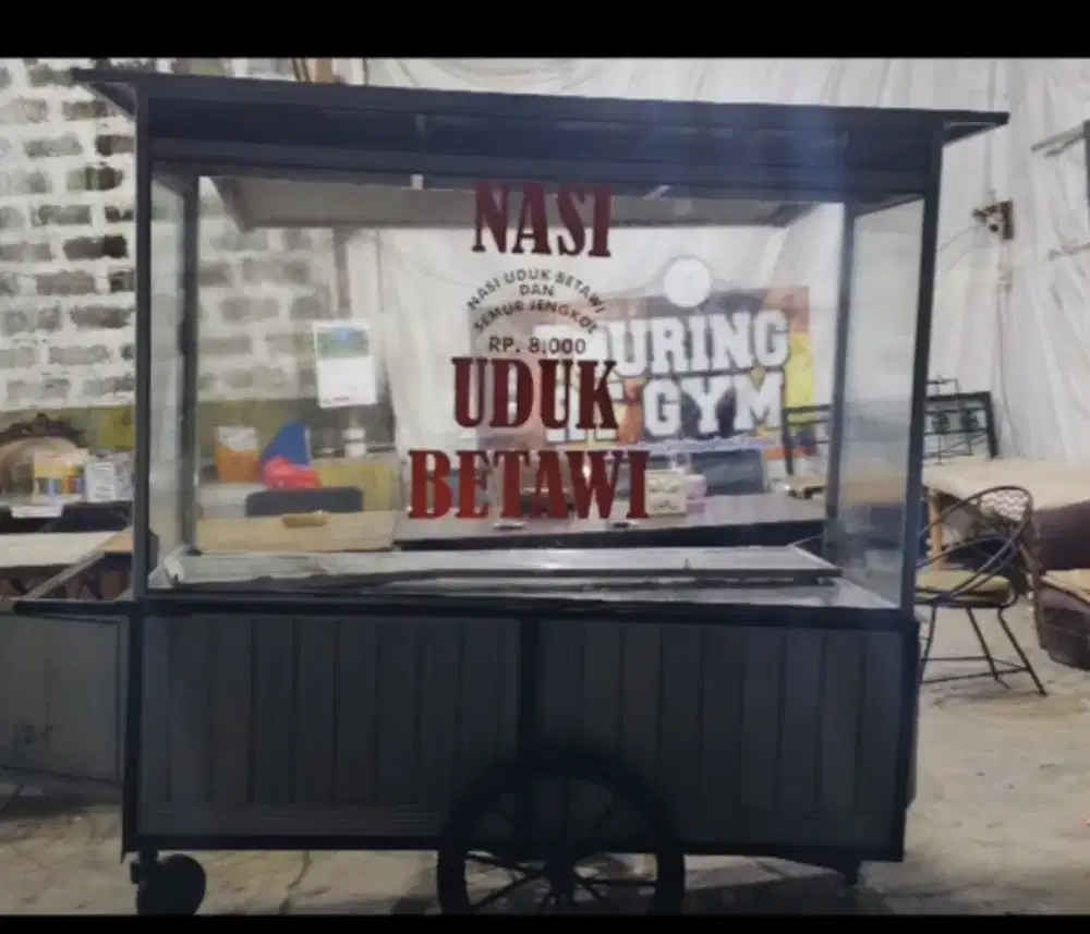 Dijual Gerobak Bekas  Full Alumunium