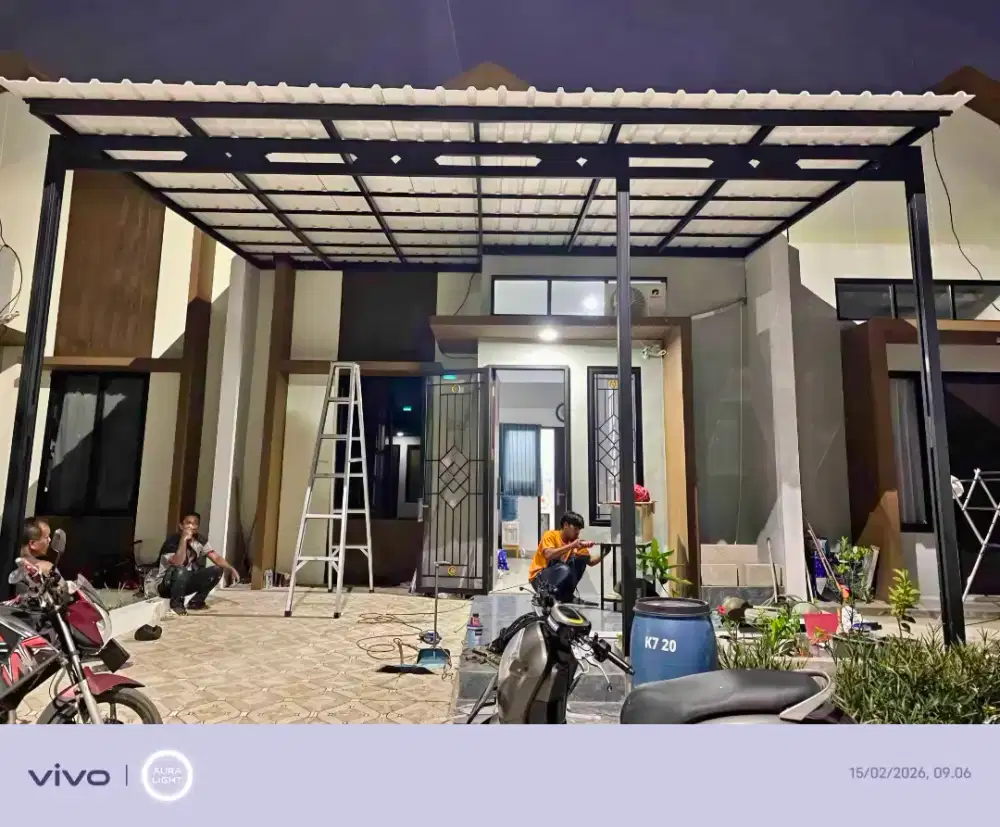 Kanopi baja ringan atap alderon