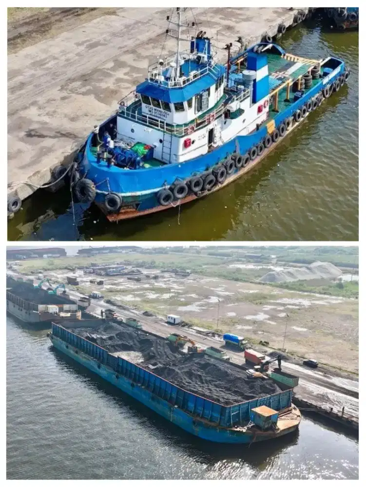 Di jual Tugboat & tongkang 310 feet tahun 2009 - 2009