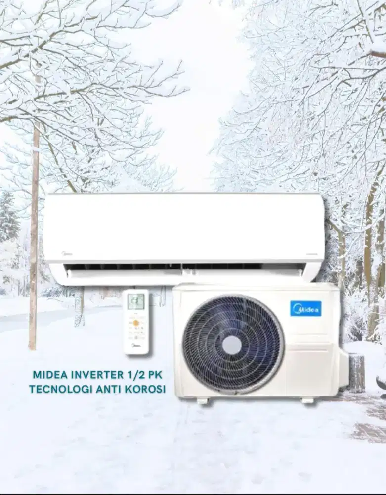 AC medea inverter 1/2PK berkualitas bagus