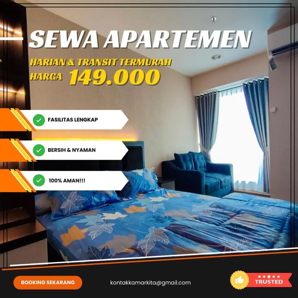 Sewa apartemen Kalibata City Harian/Transit Jakarta Selatan Termurah