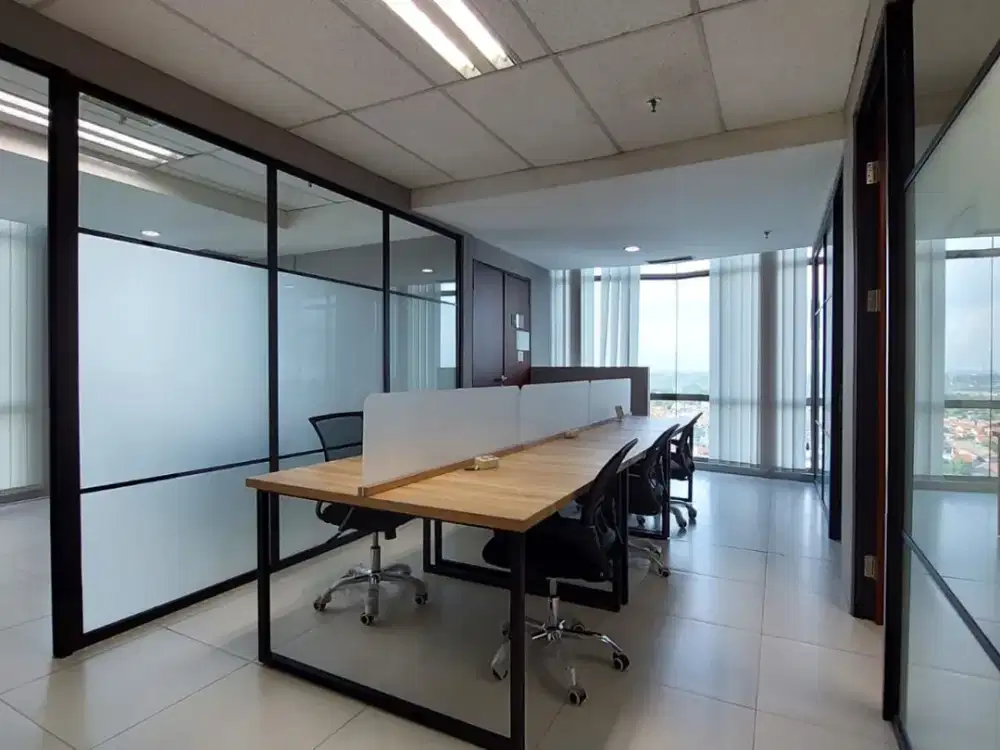Disewakan Kantor Fully Furnished – Luas 97 m²  Siap Pakai