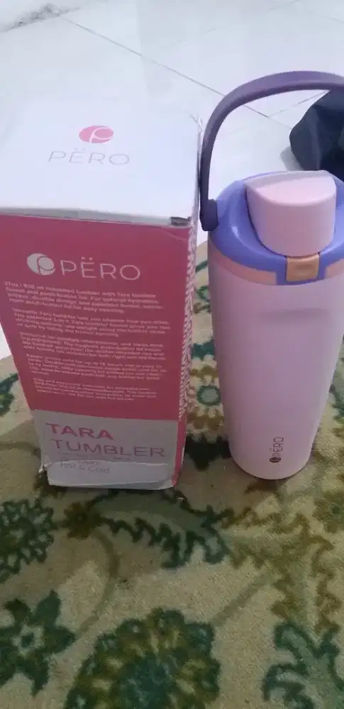 Tumbler PERO kondisi baru yg 850ml warna pink