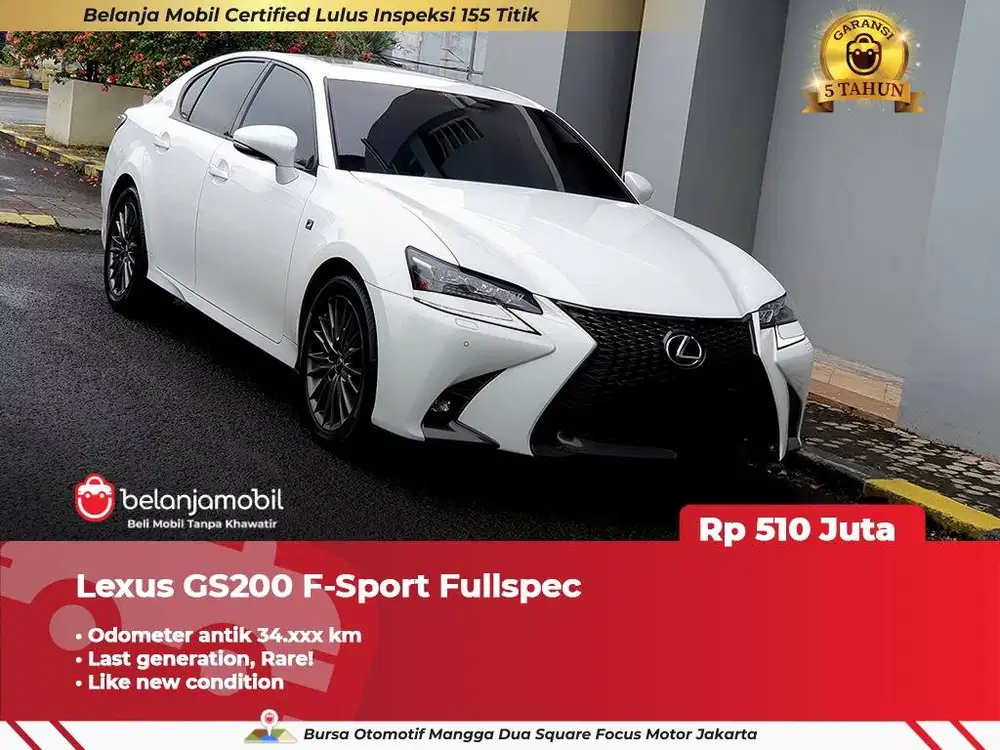 [ LOW KM 34RB ] Lexus GS200 GS 200 F-Sport F Sport Fullspec 2017 2018