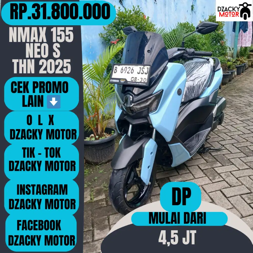 NMAX NEO S THN 2025 SECOND LIKE NEW