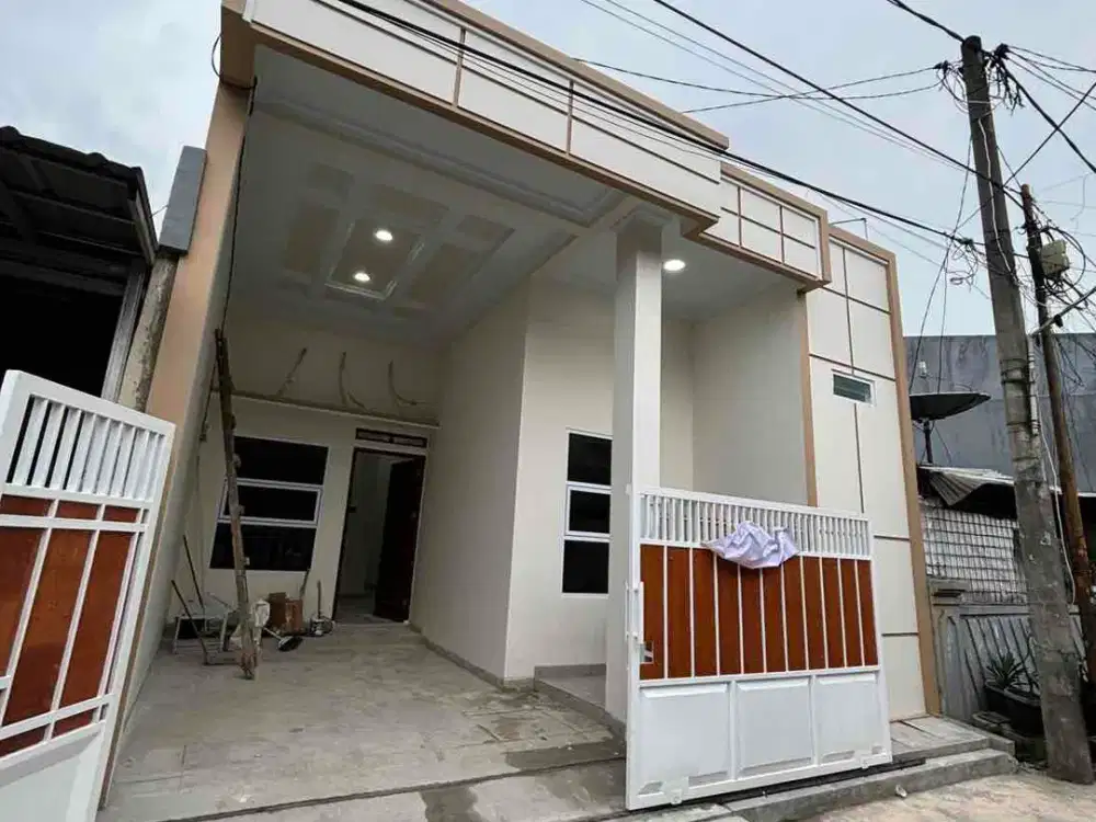 Dijual rumah baru 1 lt 7 x 11 m2 di Poris indah ada 3 kt 2 km unfurnished bonus kompor, siap huni!! Carport 1 mobil, Ayo survey yuk, nego sampai deal!!!
