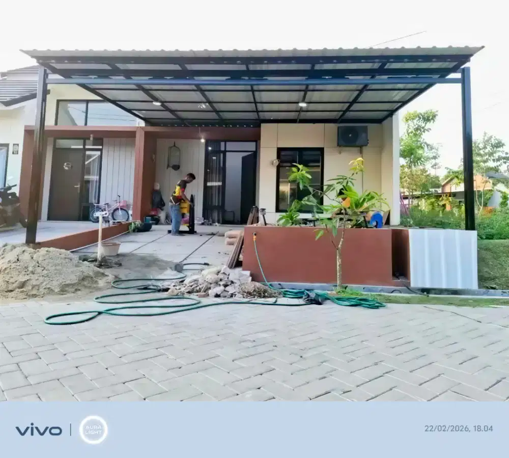 Kanopi rangka baja ringan SNI