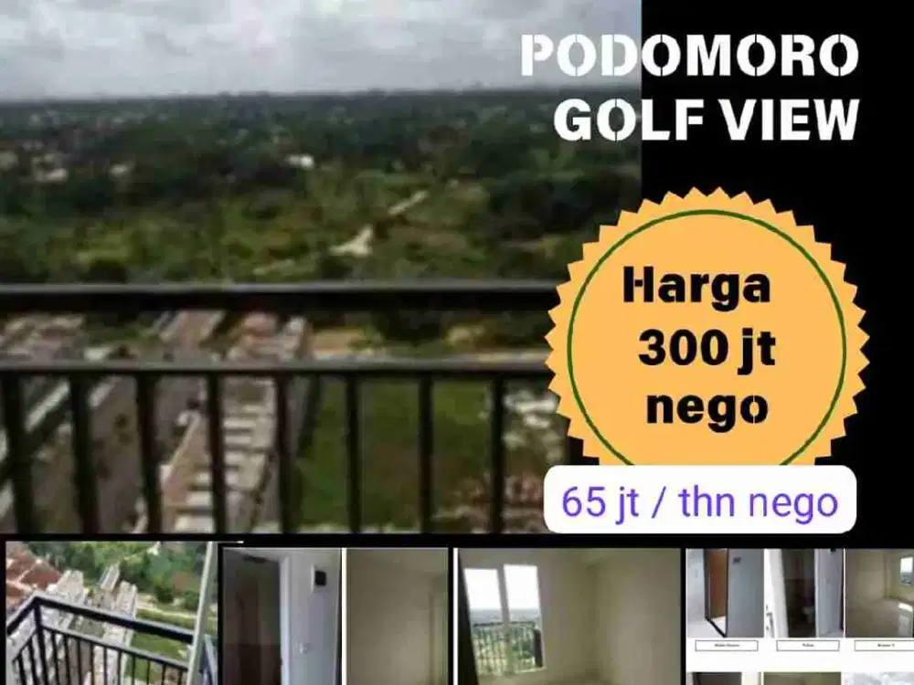 Apartemen Podomoro Golf View 2BR di Cimanggis
