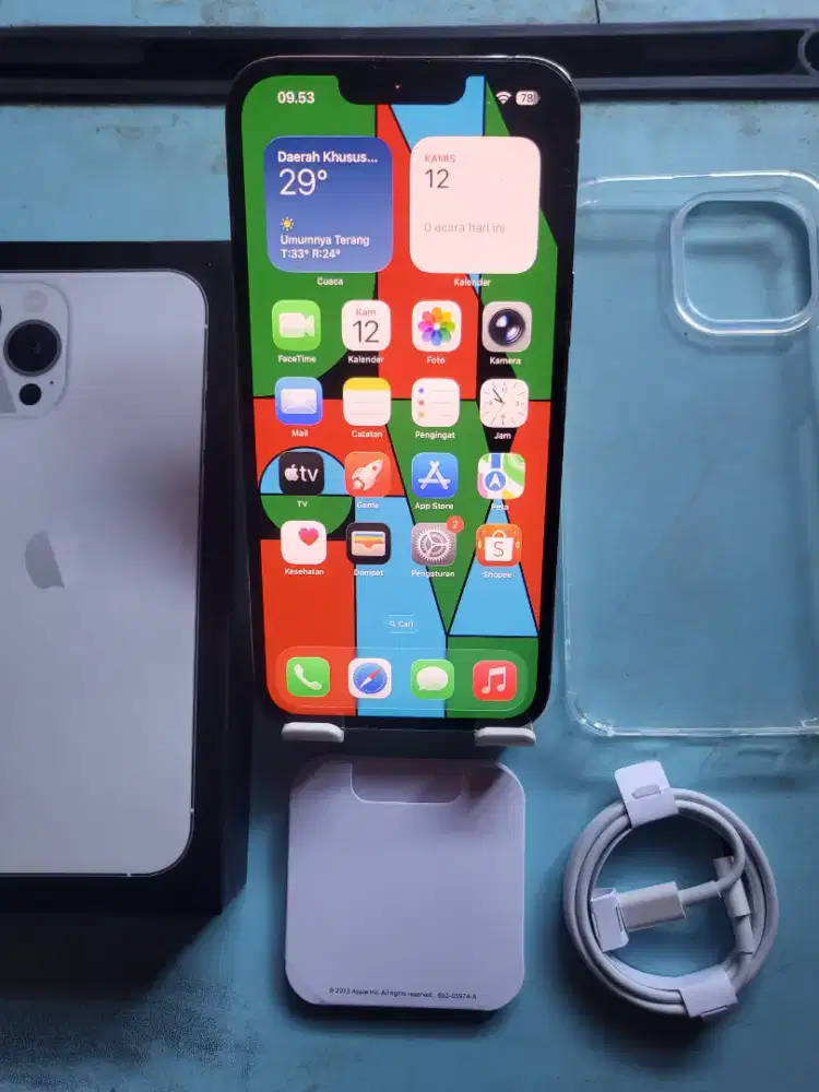 Iphone 13 128gb Pro Max white fulset mulus no minus all operator