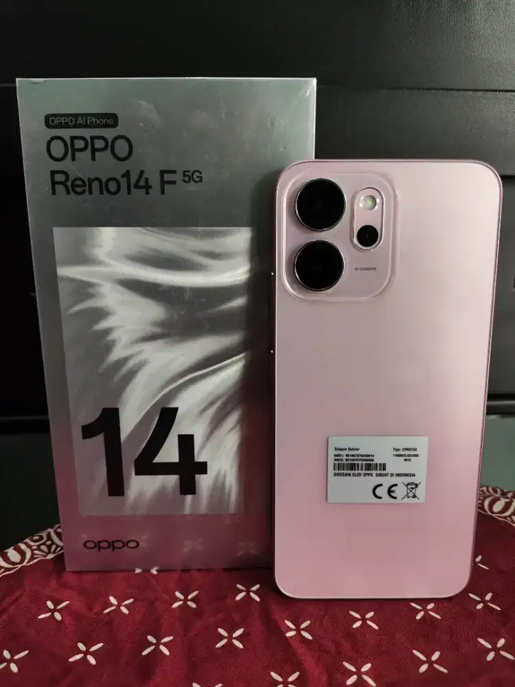OPPO RENO 14F RAM 8/256GB FULSET ORI