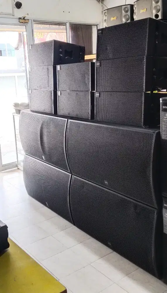 4 Biji Subwoofer Pasif Fantasi 18 Inchi Double,Speaker Line Array 8Pcs