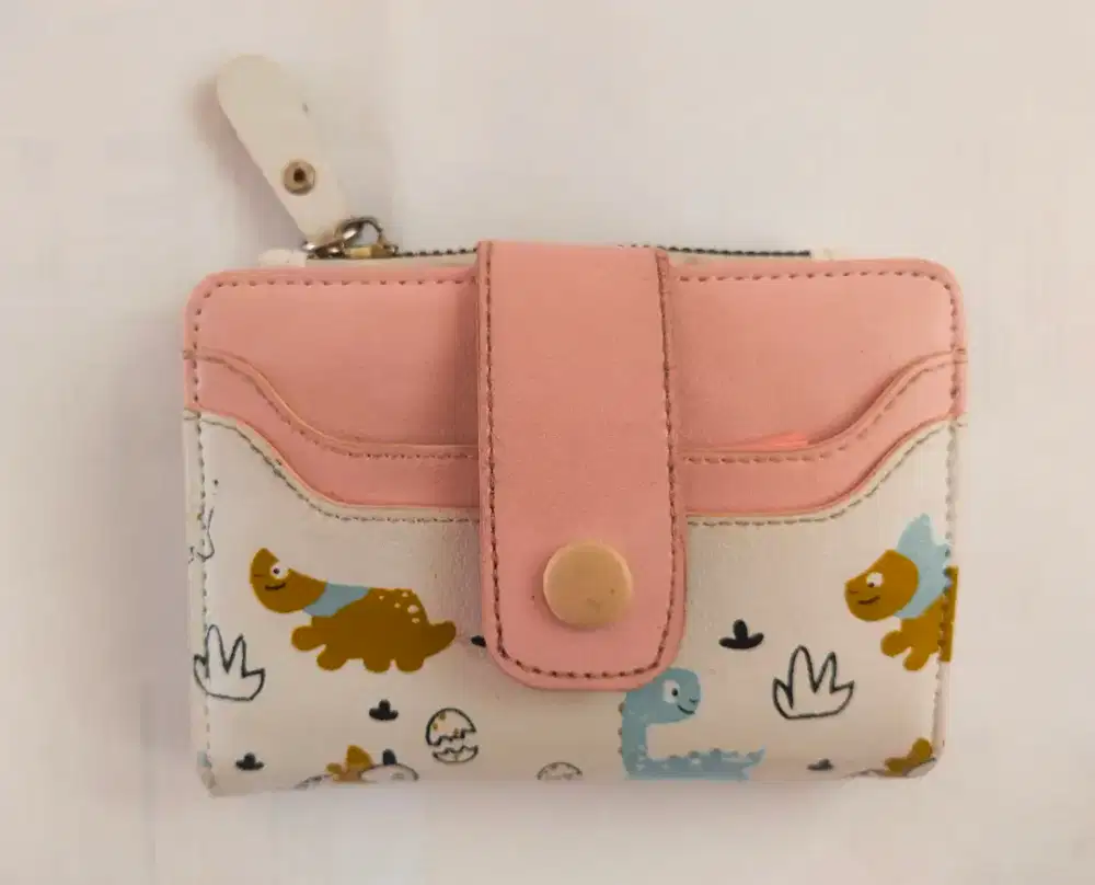 Dompet Kartu Wanita Motif Dino Lucu