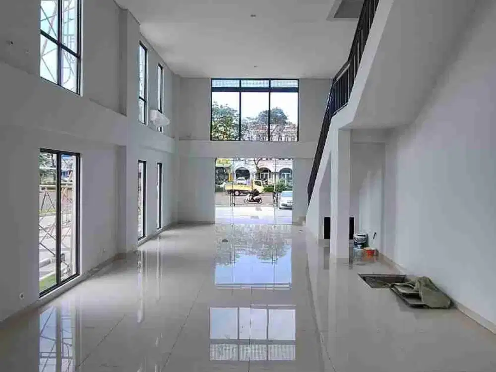 SEWA Ruko Hudson Studio Loft Gading Serpong 3 Lantai Posisi Badan Siap Huni 400 Jt/Th Nego