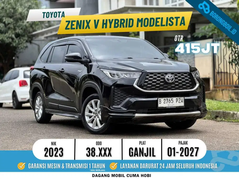 Toyota Kijang Innova Zenix V Hybrid Modelista 2023 Hitam