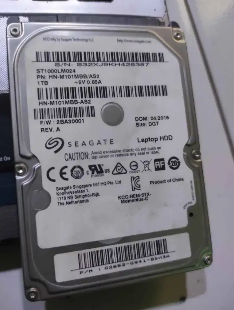 HARDISK laptop 1 TB 1 TERA MODEL TEBAL