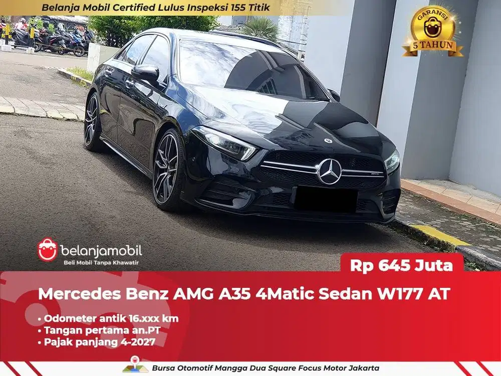 [ LOW KM 16RB ] Mercedes Benz Mercy AMG A 35 A35 4Matic W177 2022/2023