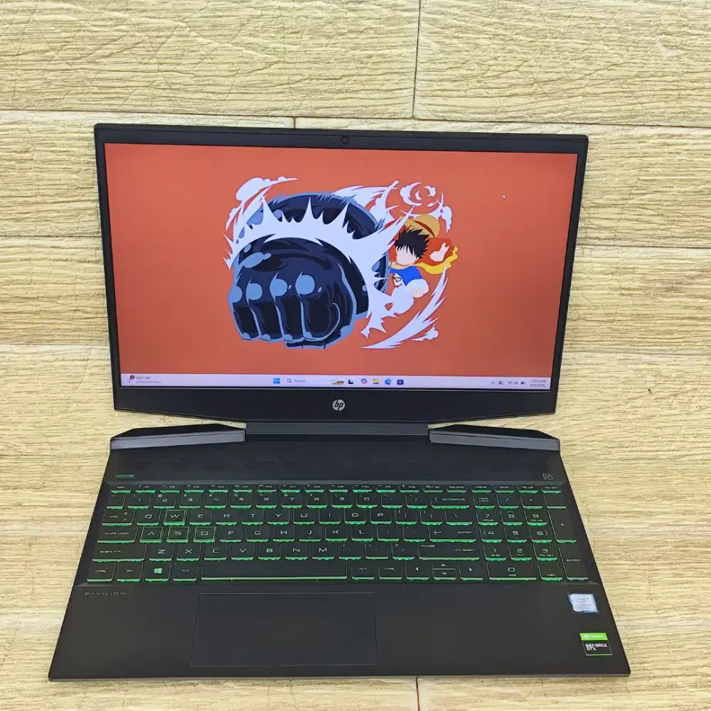 Laptop 2nd HP Pavilion Gm 15 CORE I7-9750H RAM 8GB SSD 256GB GTX 1650