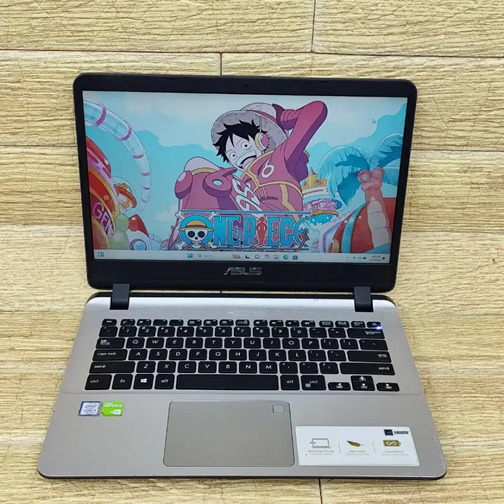 Laptop 2nd ASUS VIVOBOOK A407UF CORE I3-7020U Ram 4GB SSD 256GB MX130