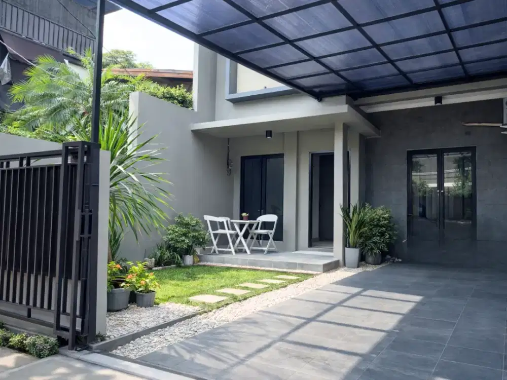 Cinere mega cinere luas 162 rumah layout plong dalam komplek belakang informa