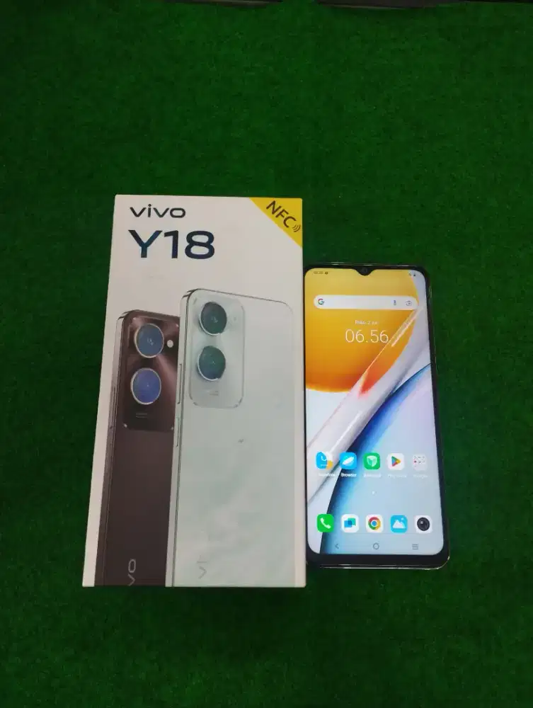 vivo Y18 ram 4/64gb lengkap mulus