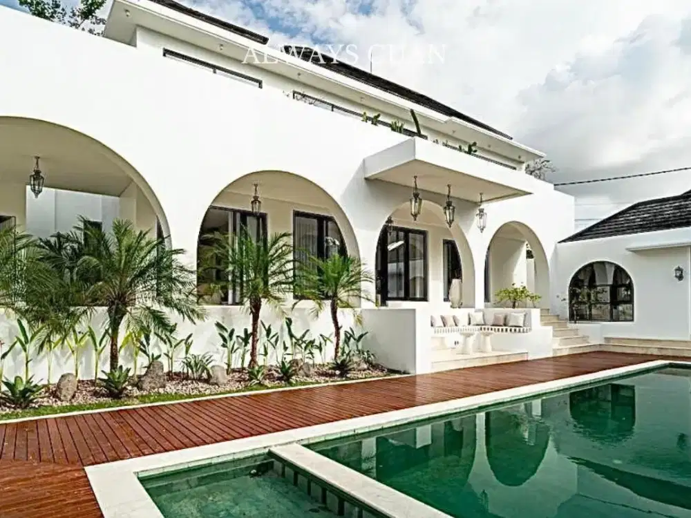 Villa Modern Mediterania Lokasi Brawa, Canggu