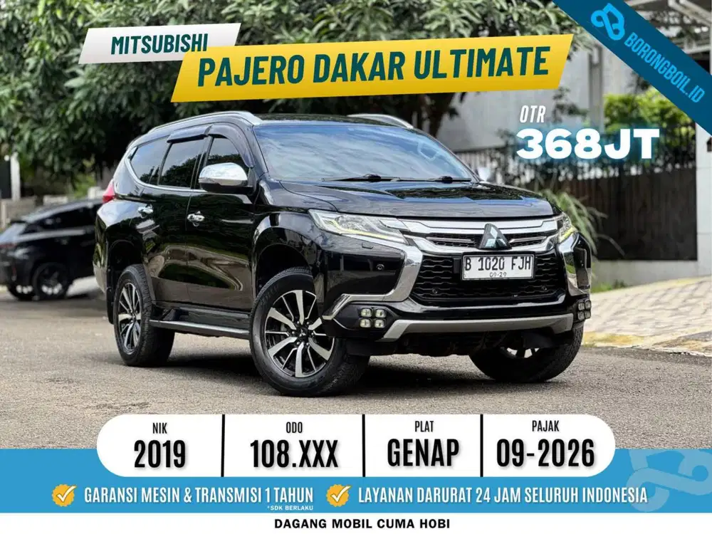 Mitsubishi Pajero Dakar Ultimate Matic  2019 Hitam Metalik