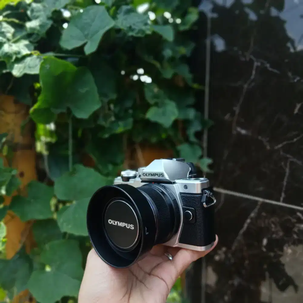 !!PAKET HEMAT!! OLYMPUS OMD EM10 MARK II FIX OLYMPUS 25MM F1.8 MULUS