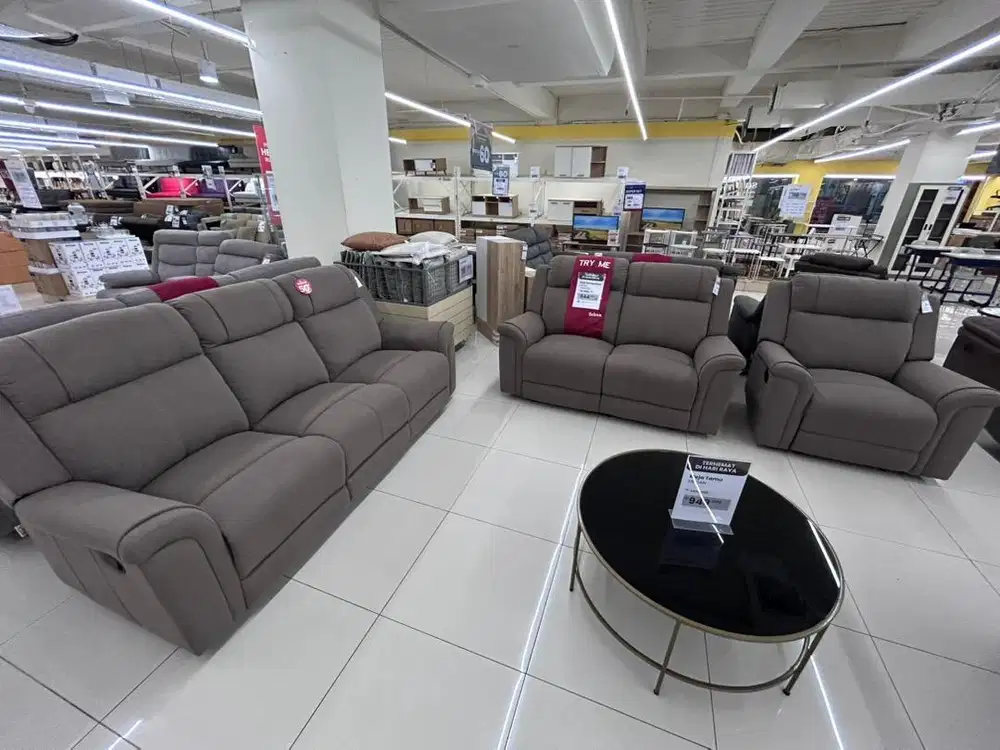 PROMO LEBARAN SOFA SET RECLINER MEWAH
