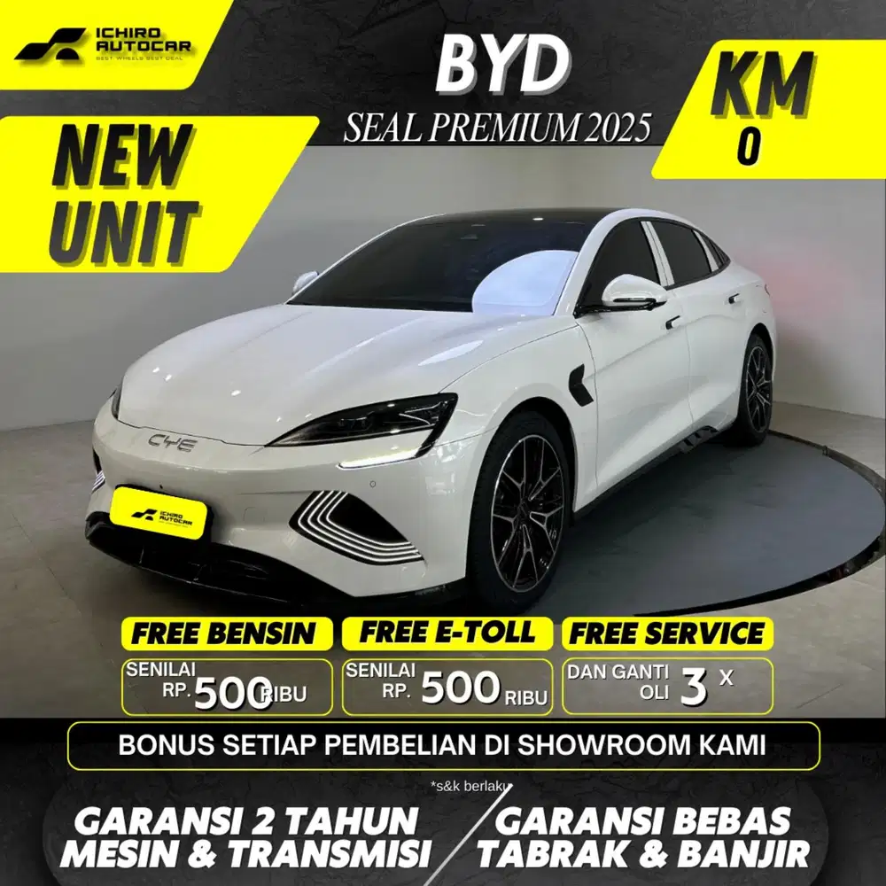 MOBIL BARU BYD SEAL PREMIUM 650 KM NIK 2025
