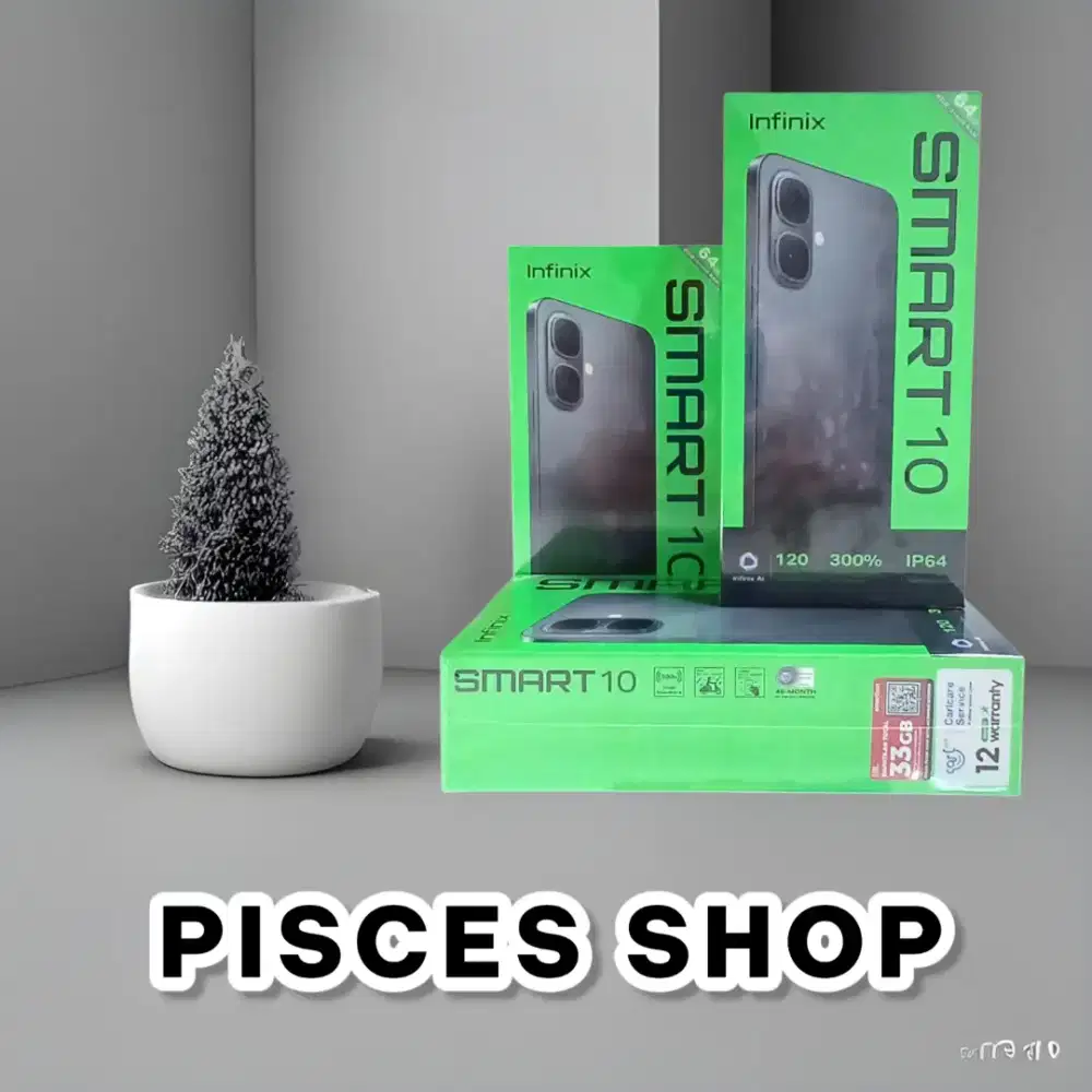 INFINIX SMART 10 RAM 4/64 NEW Segel Garansi Resmi 1 Tahun