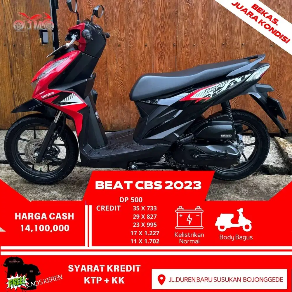 BEAT CBS 2023 PROMO CREDIT DP 500 RB ANGSURAN PALING MURAH