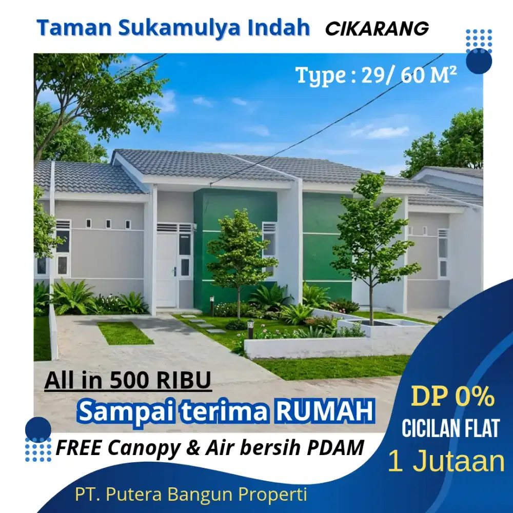 Rumah Siap Huni Bersubsidi di Bekasi Fasilitas Lengkap Sudah Ramai