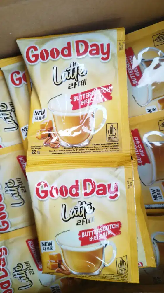 Murah good day latte original & butterscotch