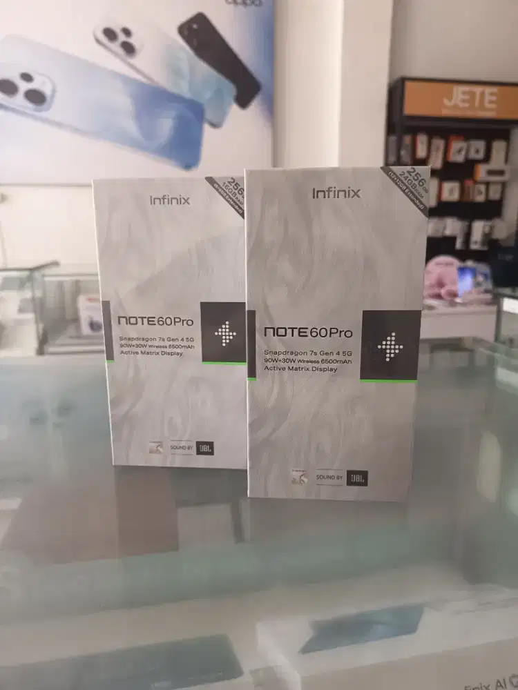 BARU Infinix note 60 Pro 5G 8/256 Bnib indonesia 1 tahun