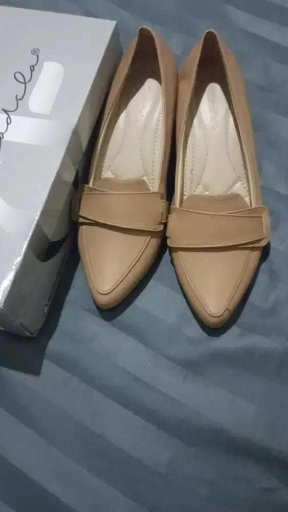 FARADELA Alice Sepatu Pantofel Wanita Apricot Size 39