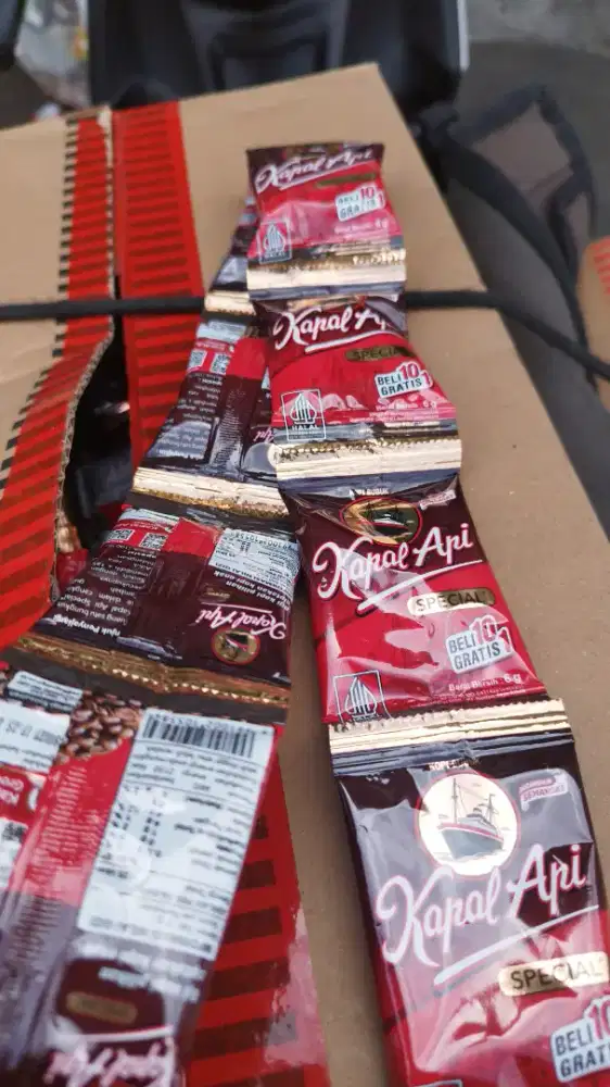 Murah kapal api pure 6gr 1 karton 20 renceng