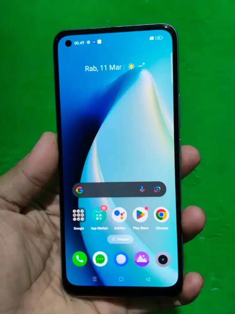 Realme 8 sidik jari dilayar 8+8/128