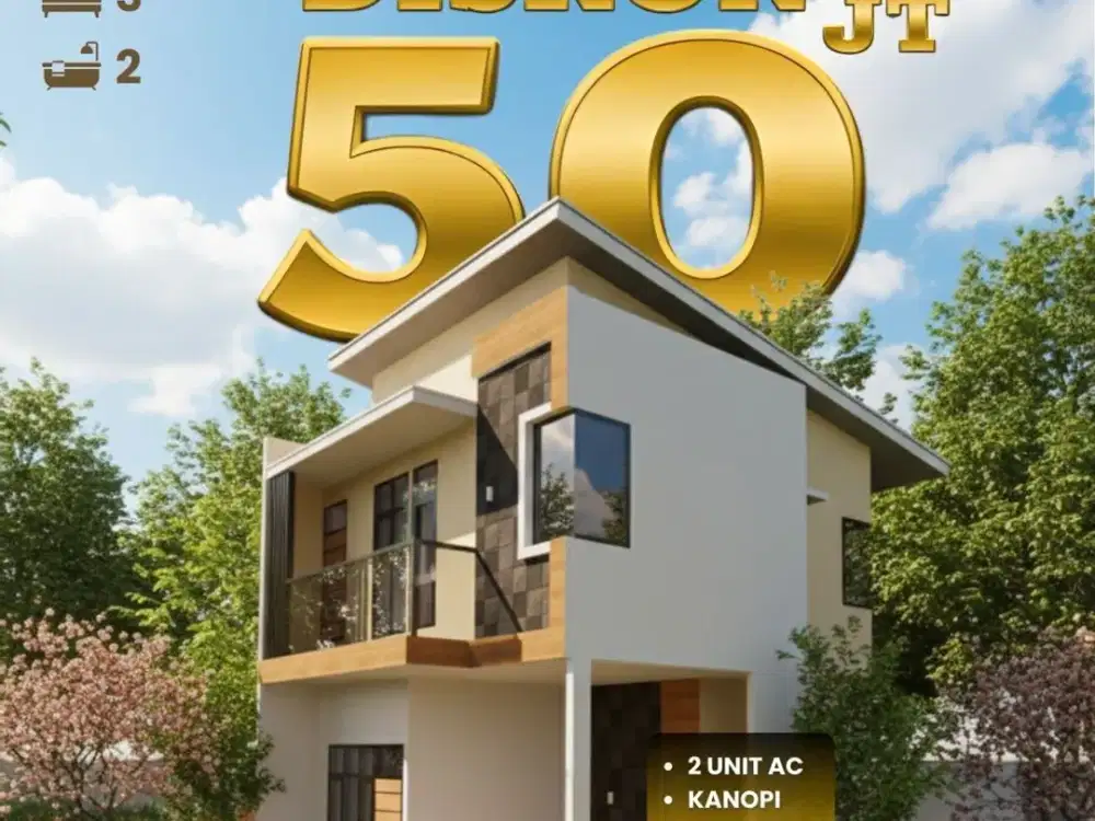 Dijual Rumah 2 Lantai Galaxy Bekasi Dekat Stasiun Cikunir