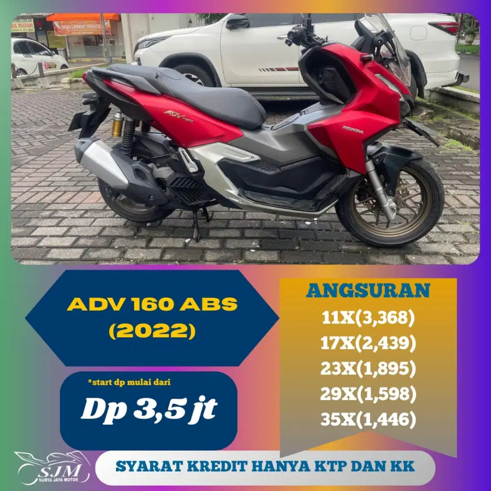 HONDA ADV 160 ABS 2022 PAJAK PANJANG