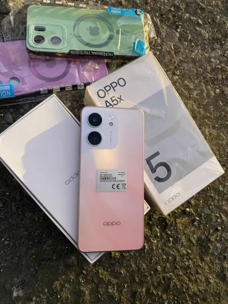 Oppo A5x Pink ram 6+6/128 Fullset 45w