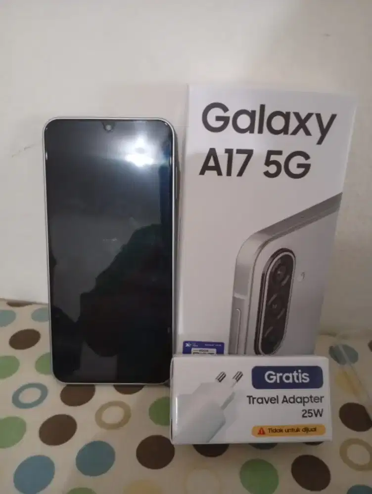Dijual samsung A17 5G 8/256gb Grey