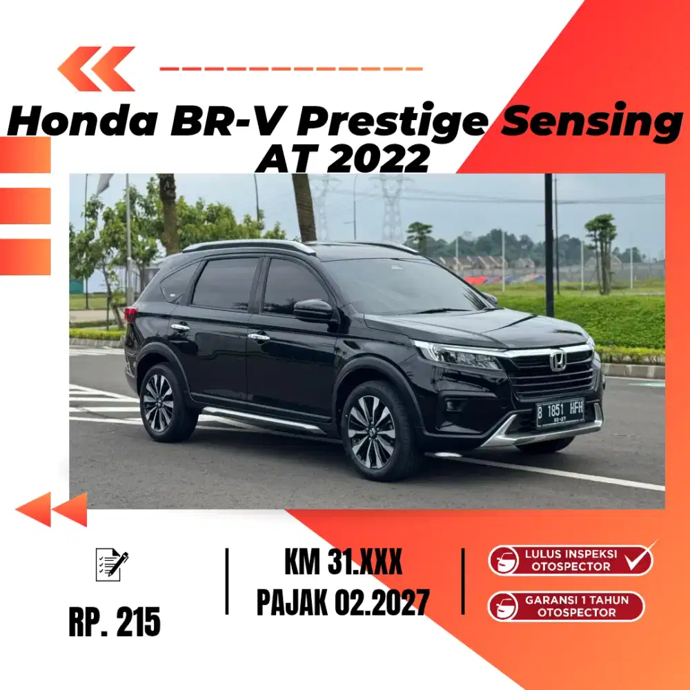 BRV Prestige Sensing 2022 KM 31RB