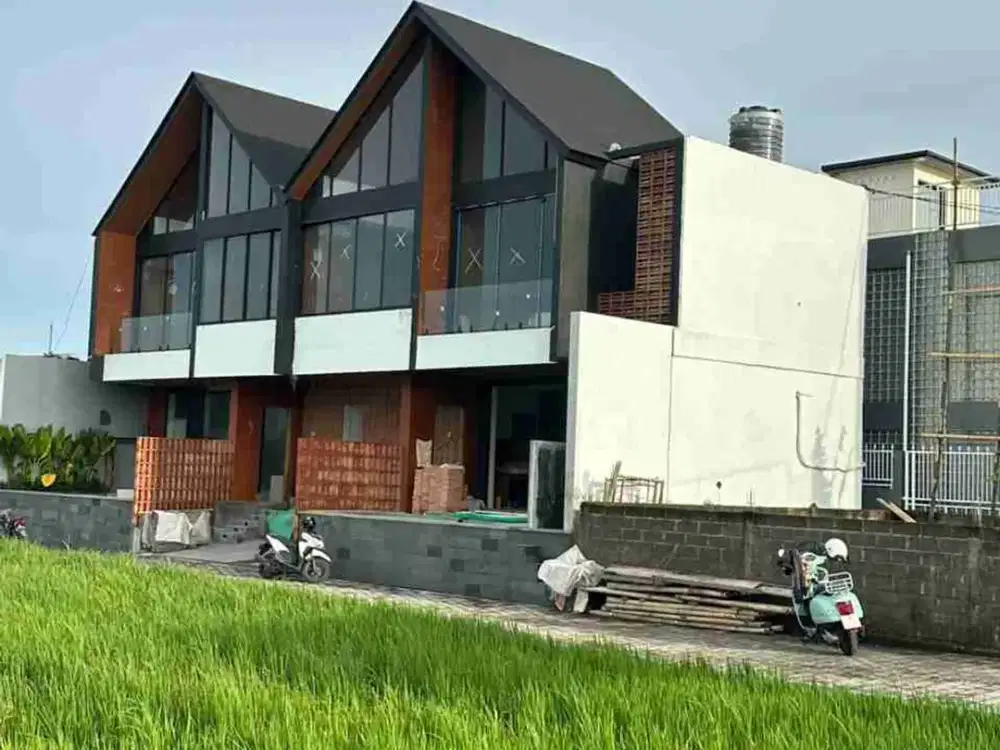 villa di ubud singakerta, villa view sawah villa baru