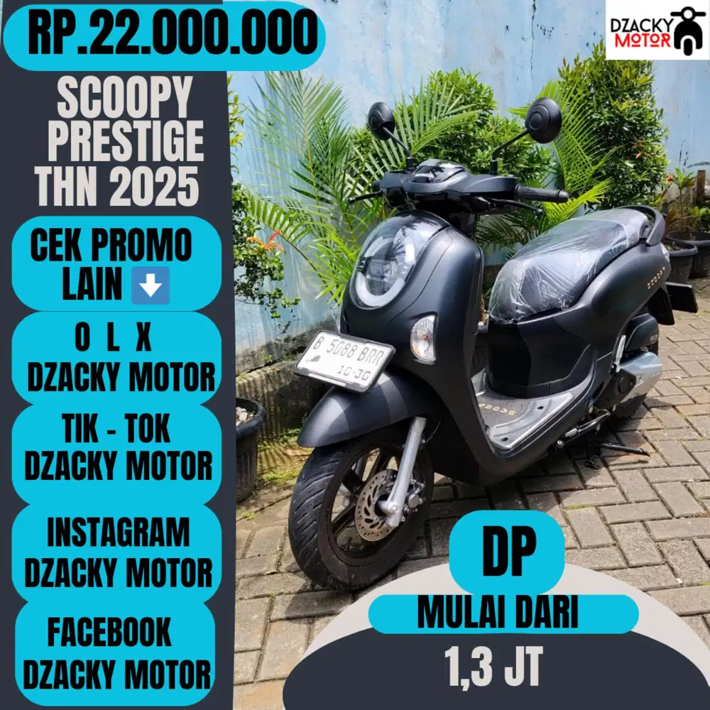 SCOOPY PRESTIGE THN 2025 SECOND LIKE NEW