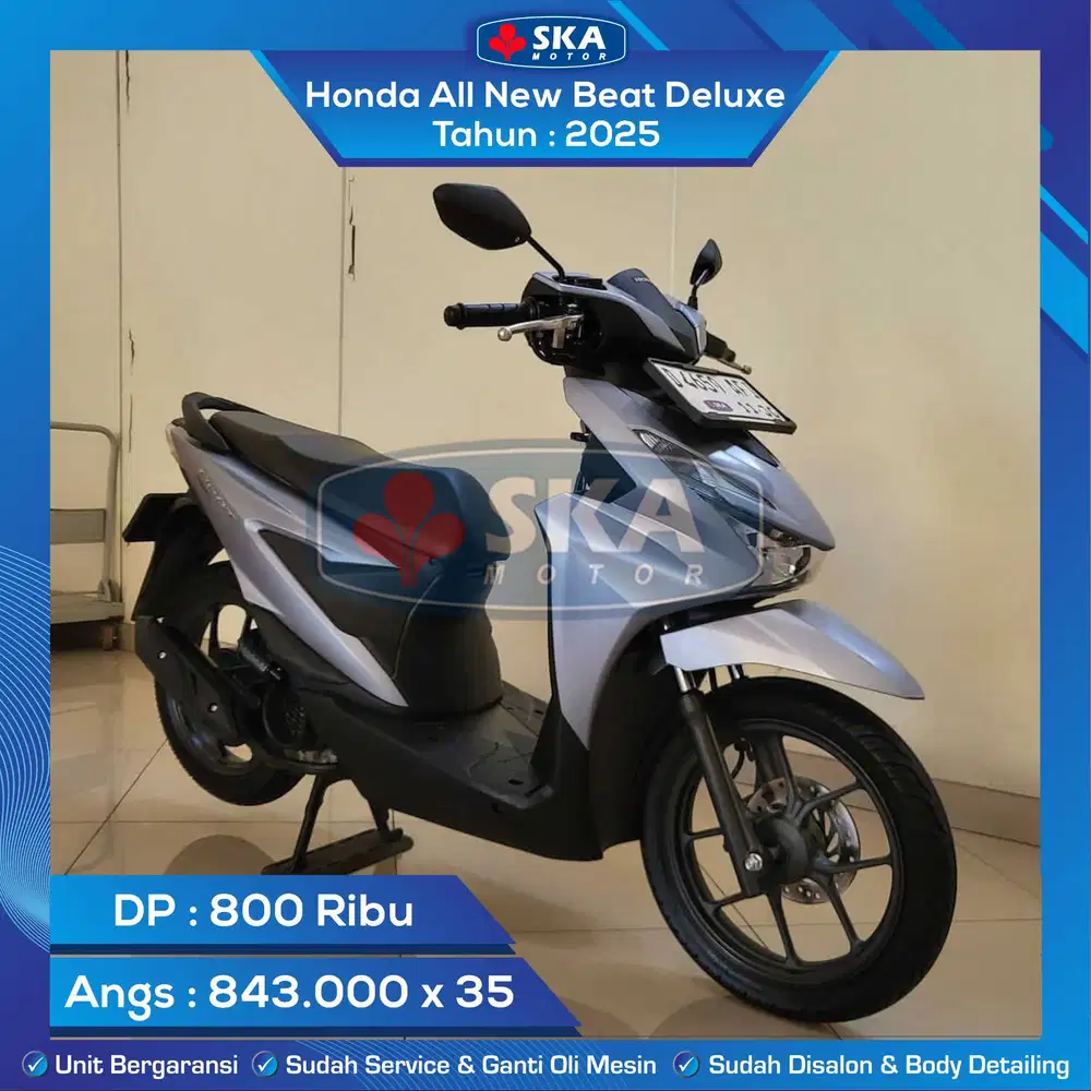 KM BARU 700 Honda All New Beat Deluxe Tahun 2025