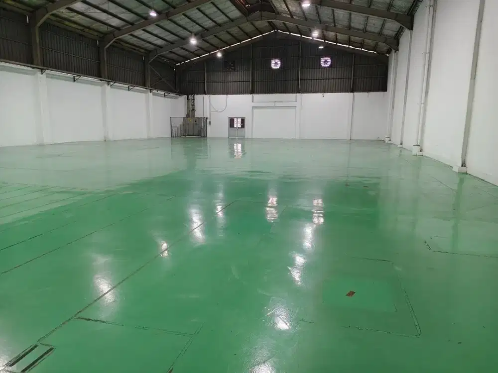 Gudang / Pabrik EJIP Cikarang: LB 5824 m2, Akses Kontener, Bisa Sewa Sebagian