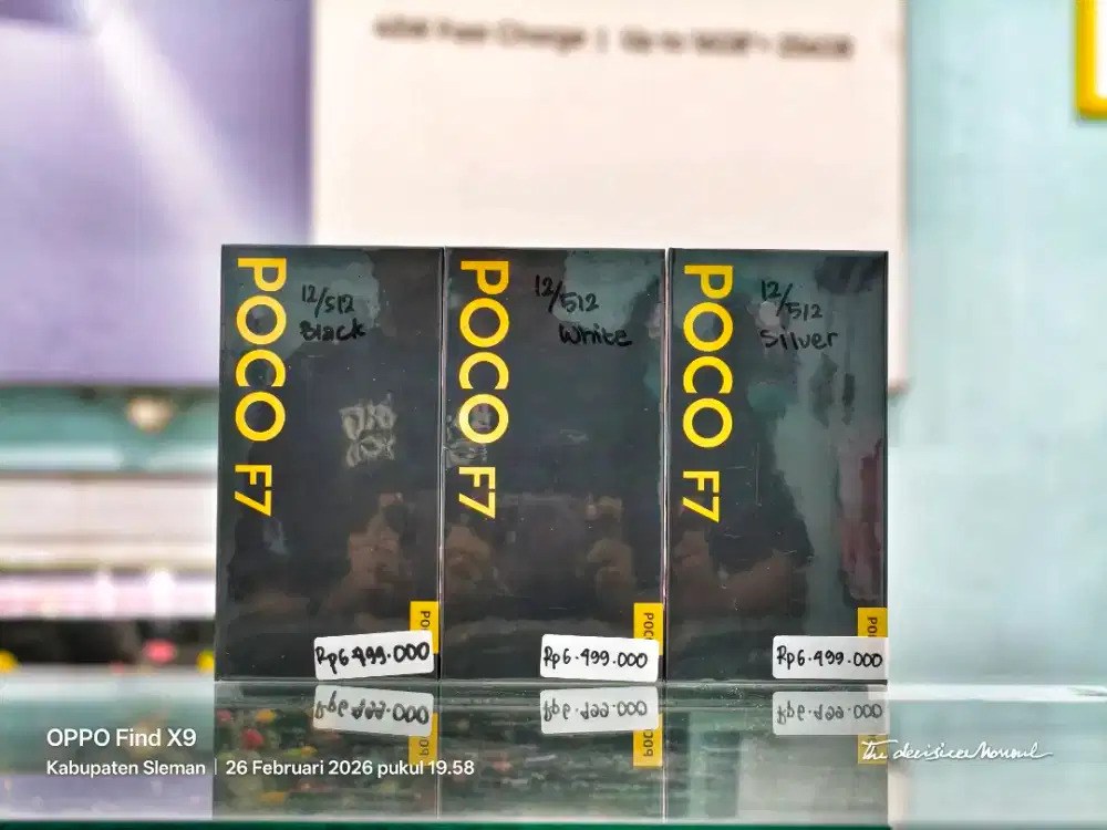 POCO F7 5G 12/512 NEW SEGEL PROMO TERMURAH GARANSI RESMI