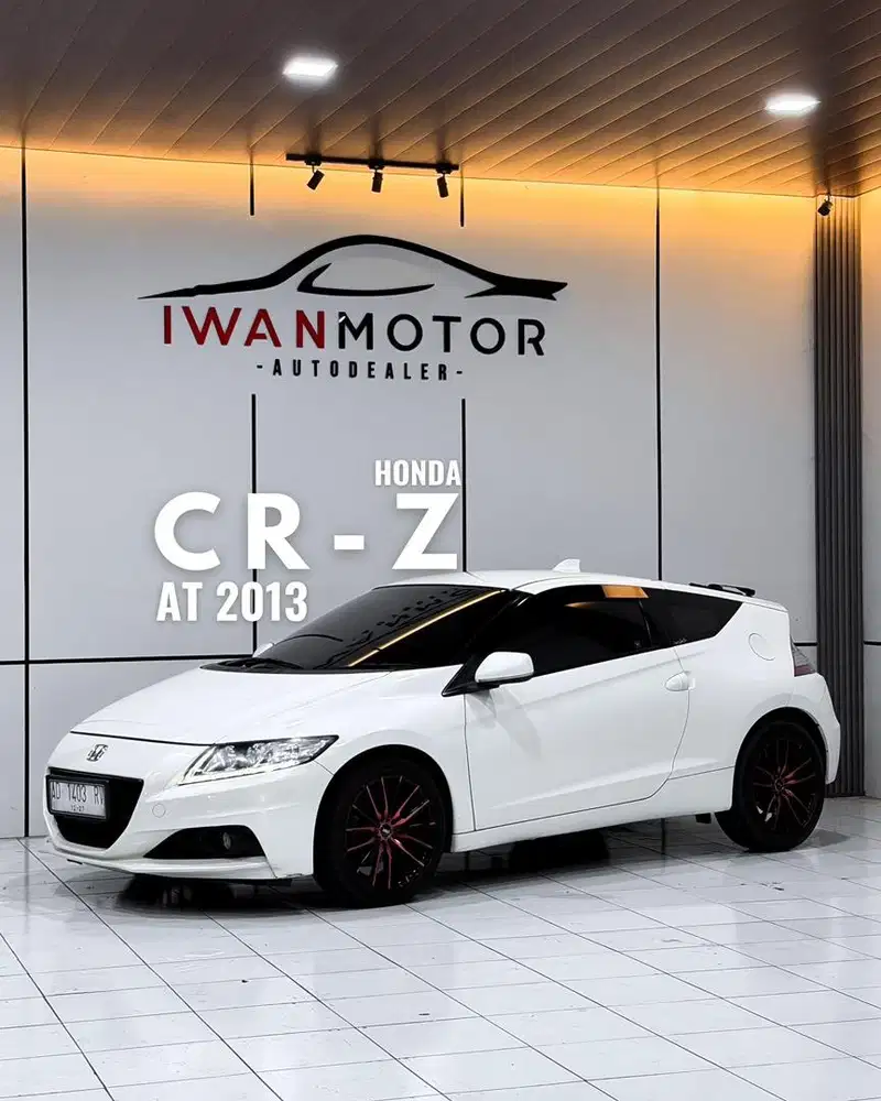 Plat AD! Honda CRZ 1.5 Hybrid AT Tahun 2013