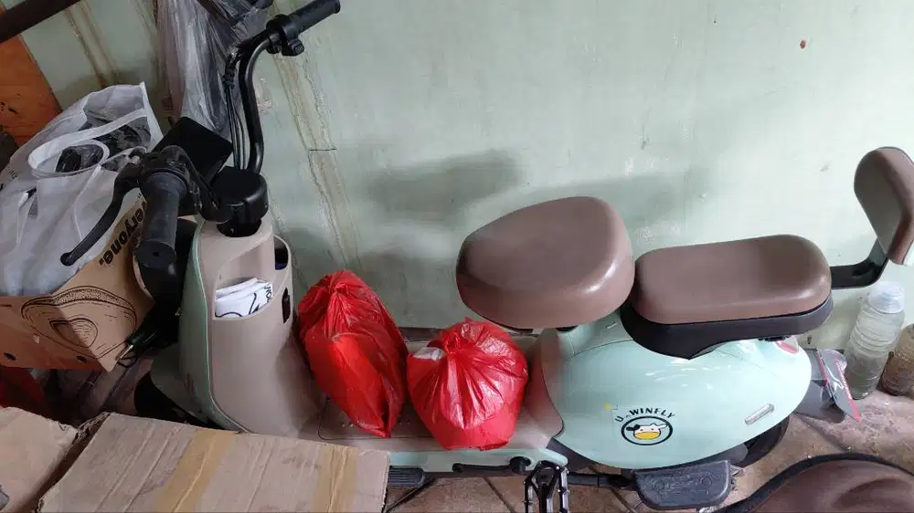 Dijual sepeda listrik Uwinfly aki baru