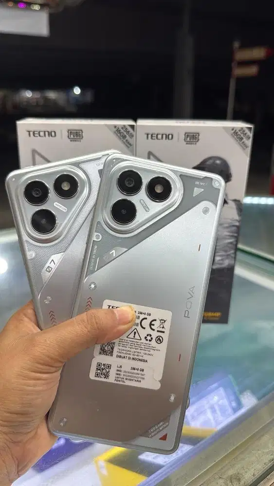 TECNO POVA 7 RAM 16/256 FULLSET BAWAAN LAHIR SPEK GAMING UNIT TERAWAT
